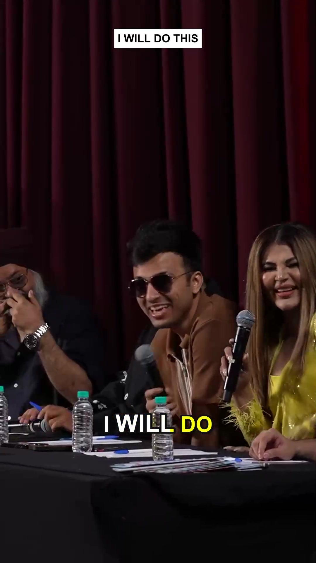 Comedy panel output